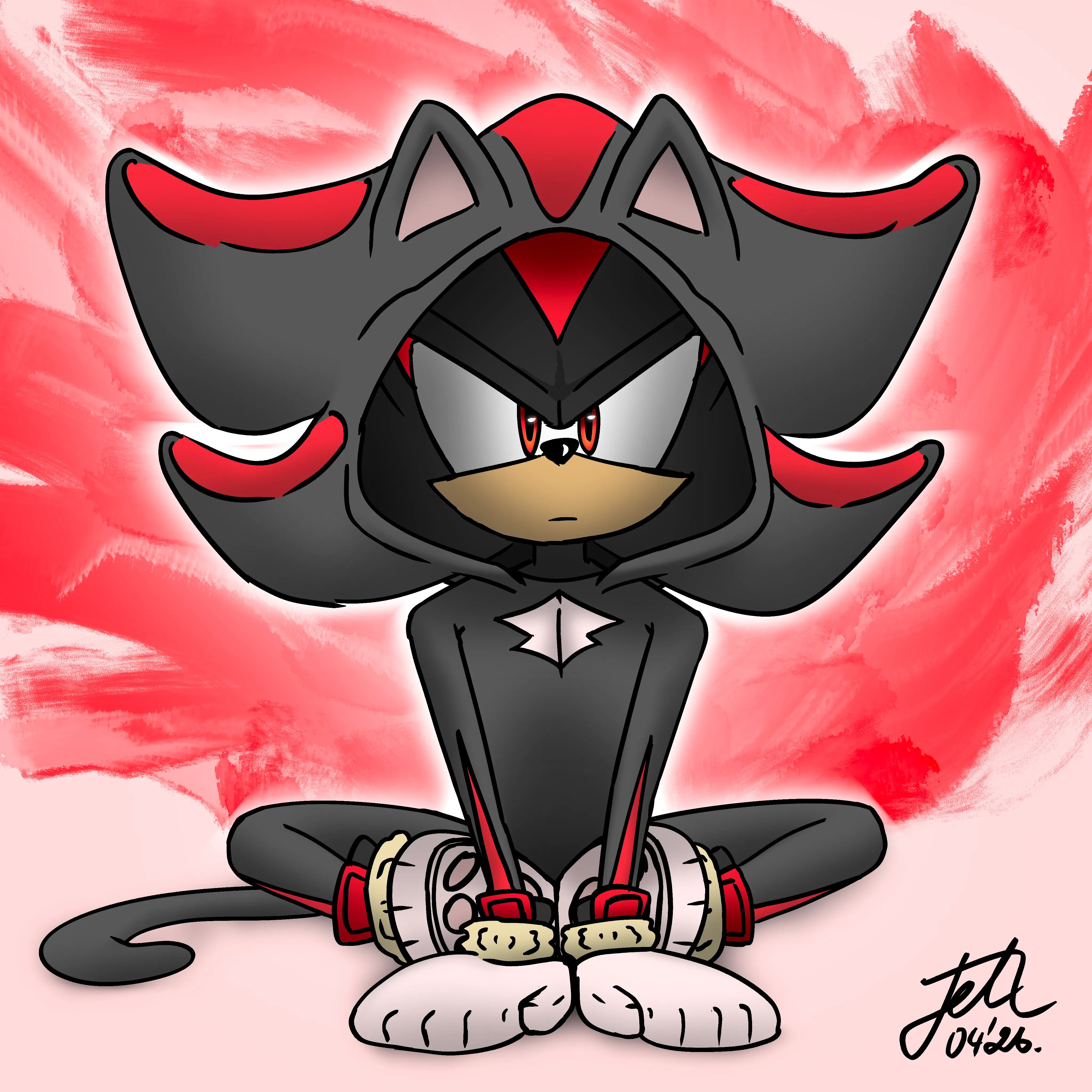 Шедоу в костюме из Sonic Rumble
